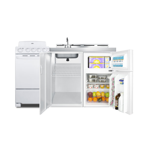 Summit Appliance AllInOne Combo Kitchens 3.2 Cubic Feet
